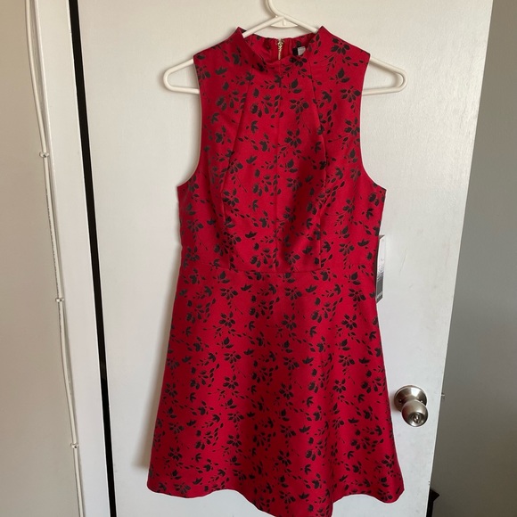 Kensie Floral Flare Zip Dress - Size S - Picture 14 of 15